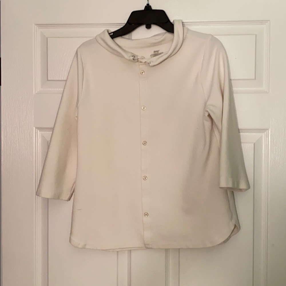 Off White scoop neck sweater